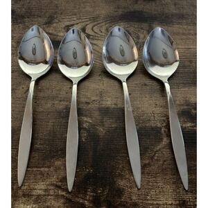 Oneidacraft Deluxe Profile (4) Tablespoons Stainless Flatware Replacements 7"